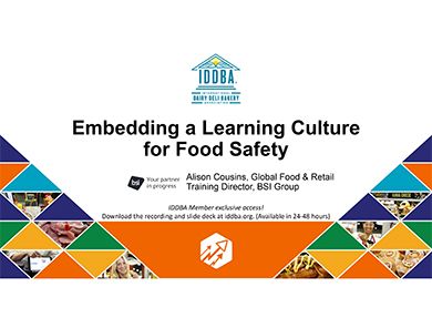 Embedding a Learning Culture for Food Safety