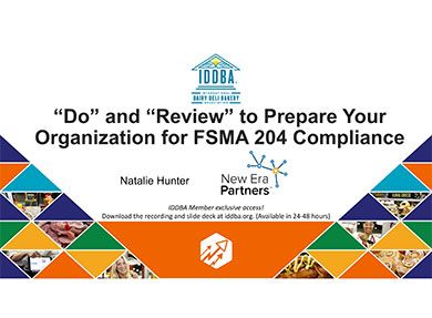 Where are you in your FSMA 204 journey? "Do" and "Review" to ensure your organization's compliance to FSMA 204