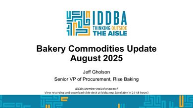 Bakery Commodities Update with Jeff Gholson Aug 2025