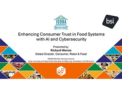 Enhancing Consumer Trust in Food Systems with AI and Cybersecurity
