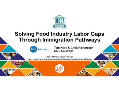 Solving Food Industry Labor Gaps: Immigration Pathways for IDDBA Members