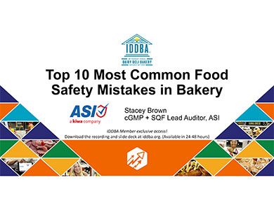 Top 10 Food Safety Mistakes in Bakery