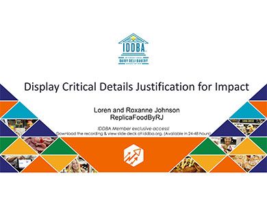 Display Critical Details Justification for Impact