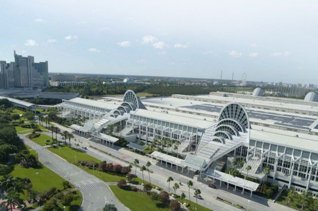 Orange-County-Convention-Center-Aerial-Front-Building