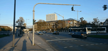 Der Hohenzollernring im Bereich ZOH verwandelt sich nach und nach in einen Verkehrsraum für alle.
