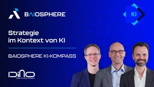 Thumbnail zum Impulsvideo Strategie im Kontext von KI. Mit Dr. Andreas Liebl (appliedAI), Hendrik A. Reese (PwC Deutschland) und Robert Bruckmeier (BMW Group)
