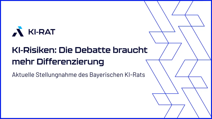 KI-Risiken Die Debatte braucht mehr Differenzierung-Stellungnahme KI-Rat