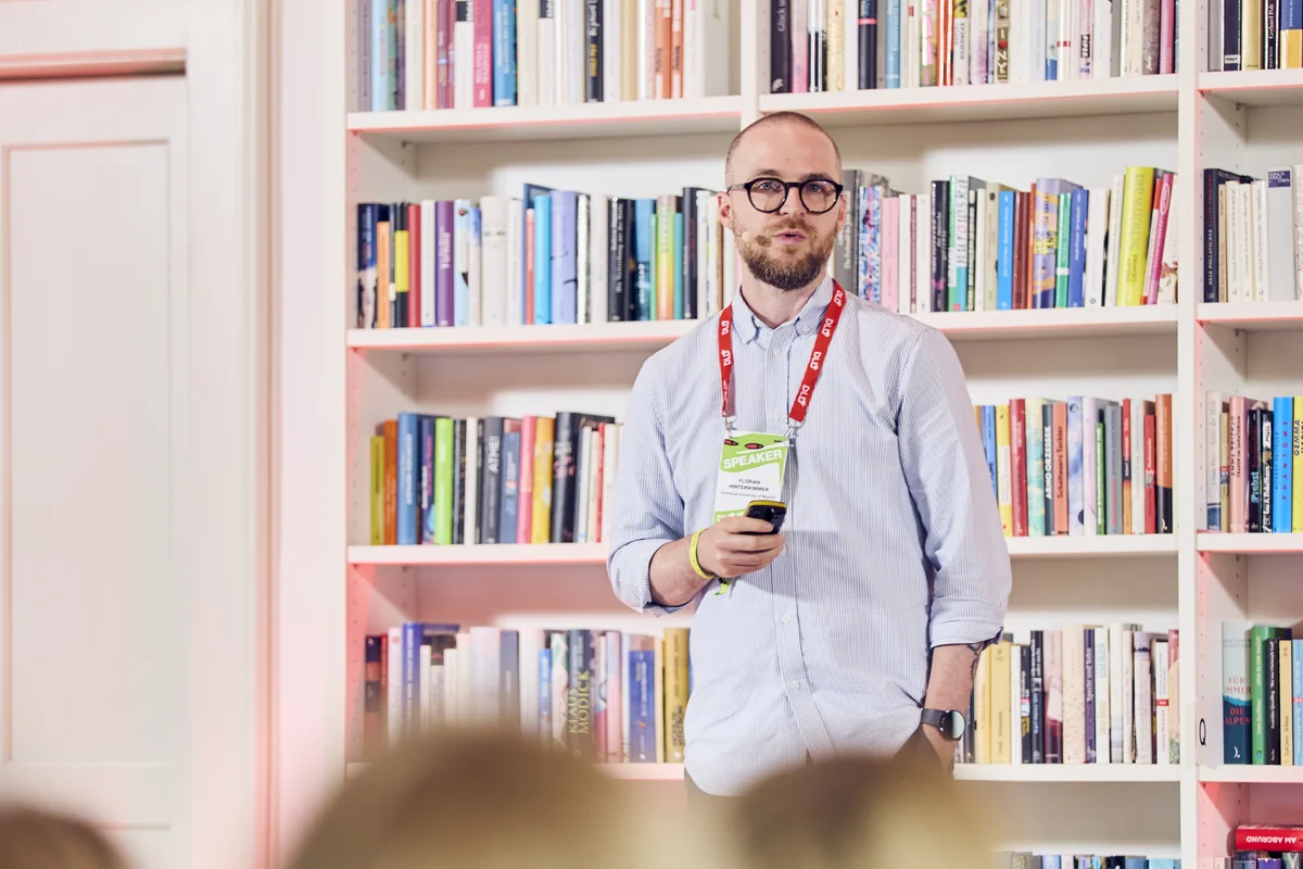 Florian Hinterwimmer (Technical University of Munich TUM) at DLD Health x BAIOSPHERE in Munich