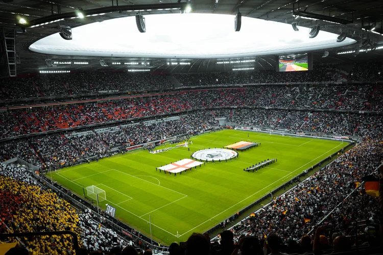 Volles Fußballstadion