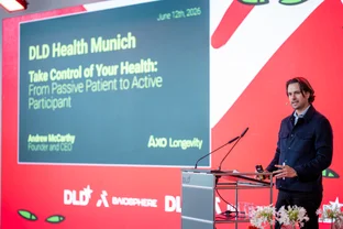Andrew McCarthy, Founder and CEO of Axo Longevity, at DLD Health x BAIOSPHERE