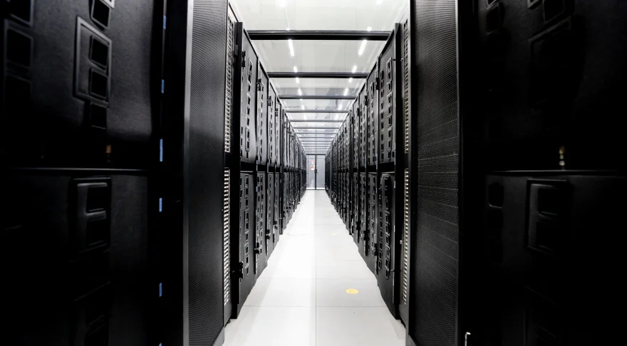 Supercomputing-Infrastruktur am Leibniz-Rechenzentrum der Bayerischen Akademie der Wissenschaften (© Axel König/StMWK)