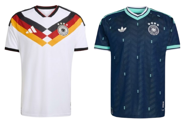 Thuisshirt en uitshirt van Duitsland op het WK 2026