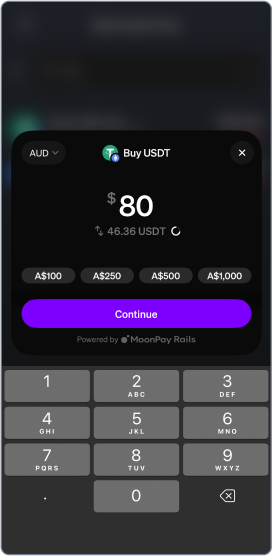 Enter the amount you want