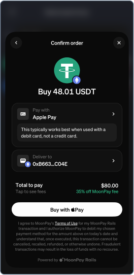 Select your payment method