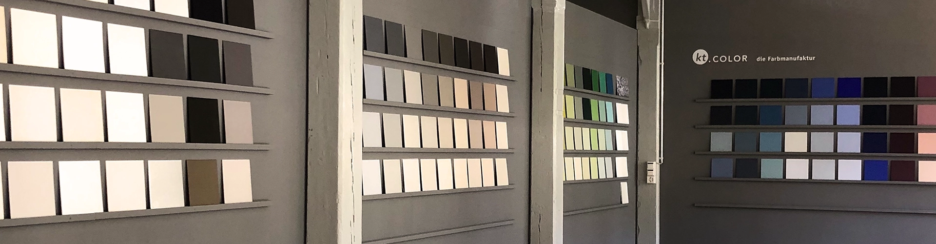Magische Farben aus natürlichen PIgmente im ktCOLOR Showroom