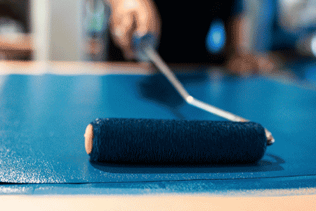 Die Farbe Ultramaringrün verarbeiten