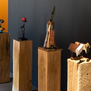 Beleuchtung von Kunstwerken.