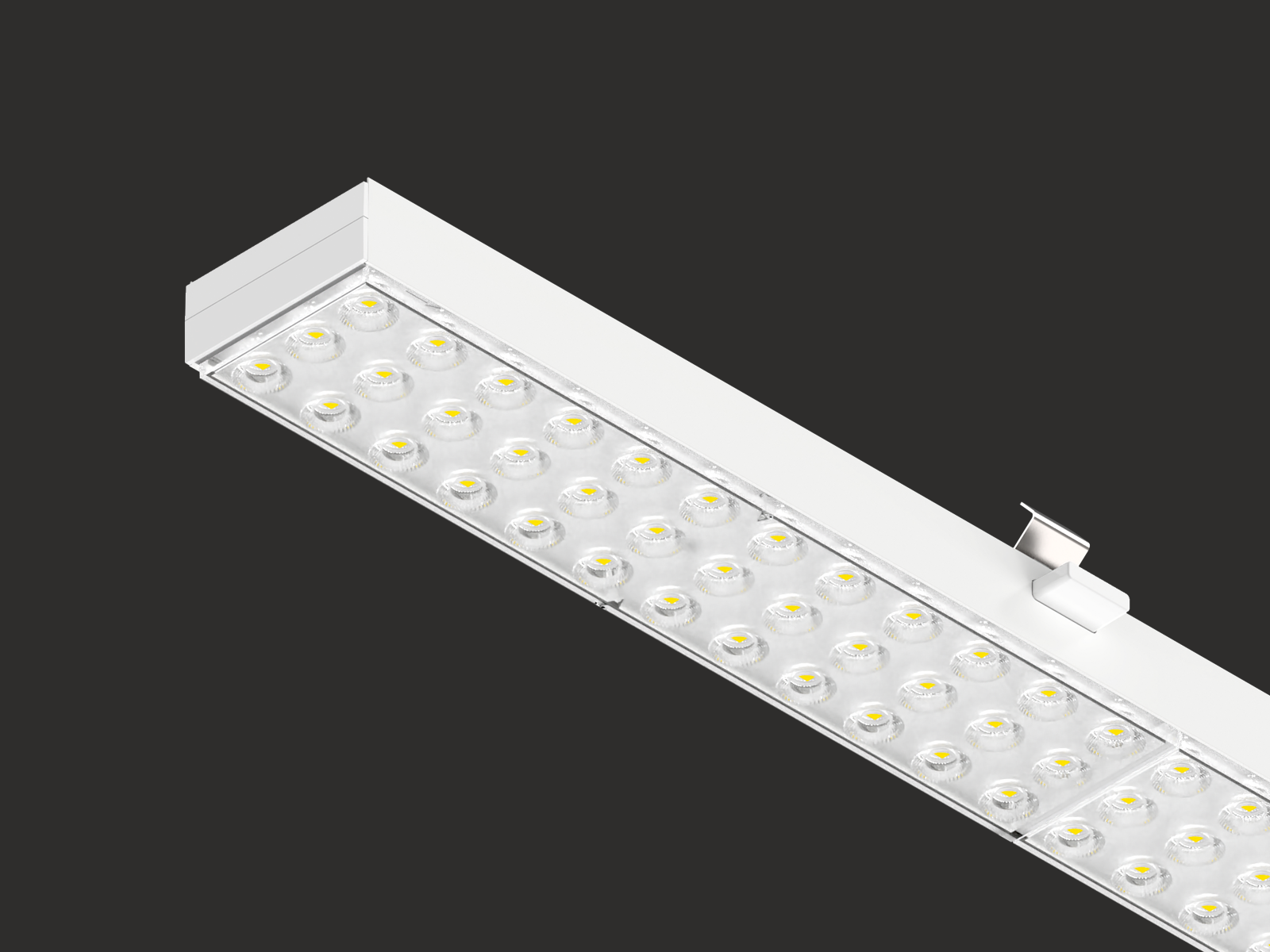 RETRO LED-Leuchteneinsatz von SLVtec® zur Modernisierung bestehender Lichtbandsysteme