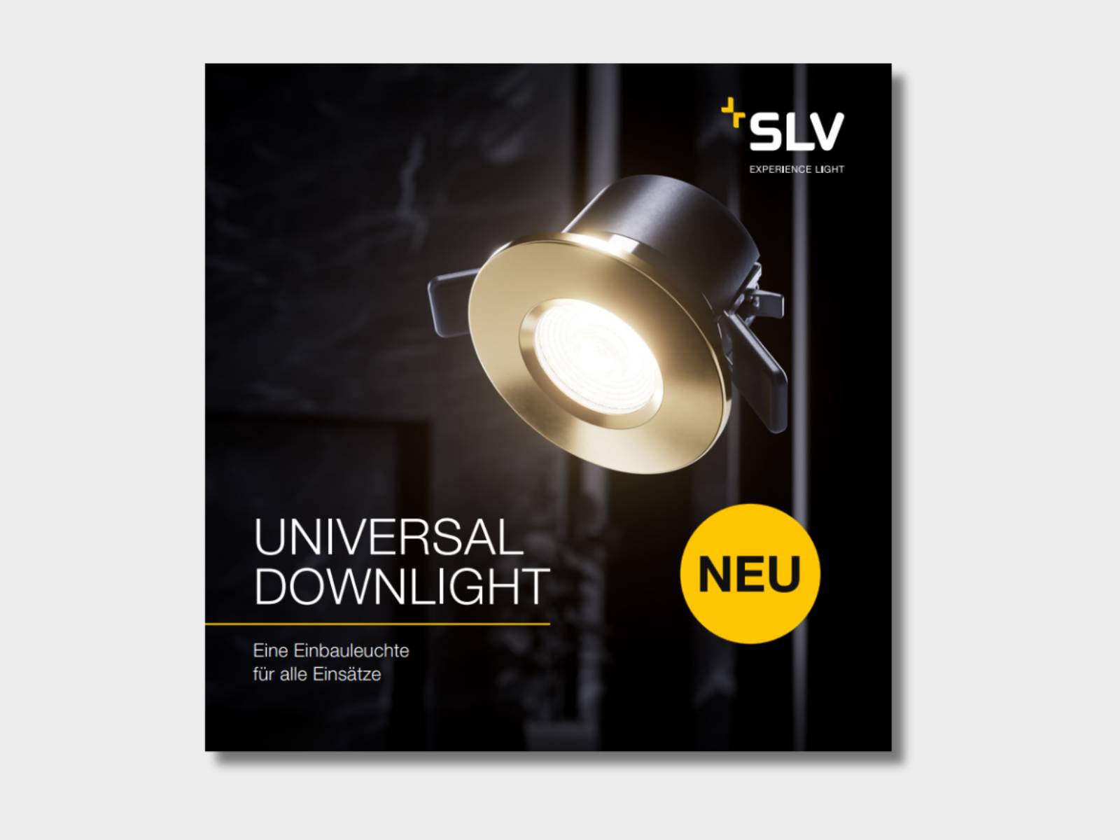 Cover der UNIVERSAL DOWNLIGHT Broschüre