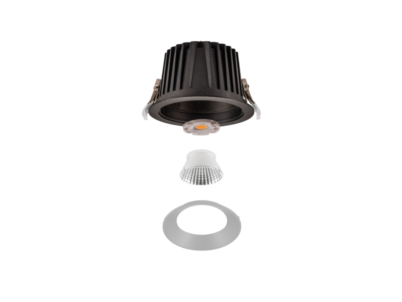 Explosionszeichnung des NUMINOS® Downlight