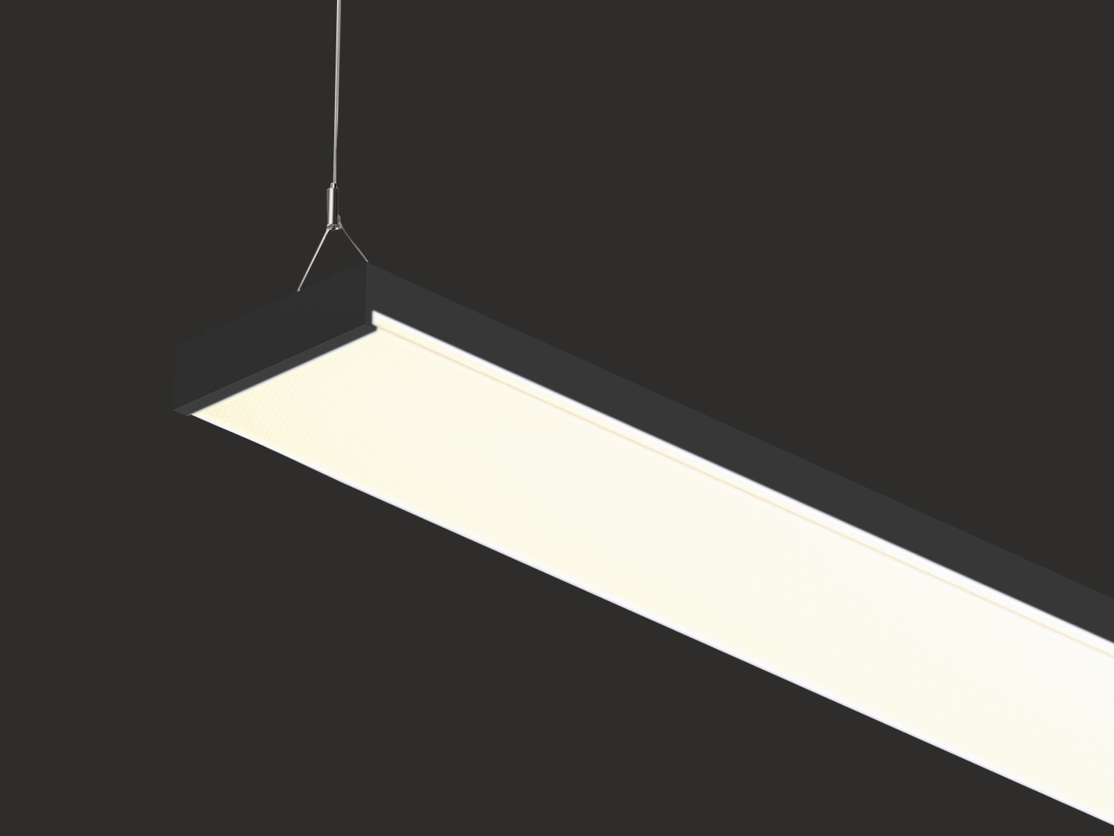 WORKLIGHT LED-Pendelleuchte von SLVtec® für eine gleichmäßige und effiziente Arbeitsplatzbeleuchtung