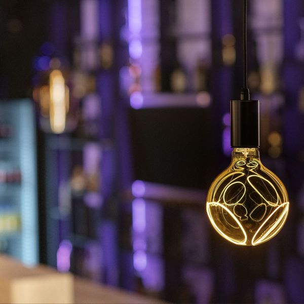 Design-Bulbs am Tresen