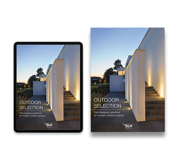 Cover der Outdoor Selection auf Tablet oder als PDF