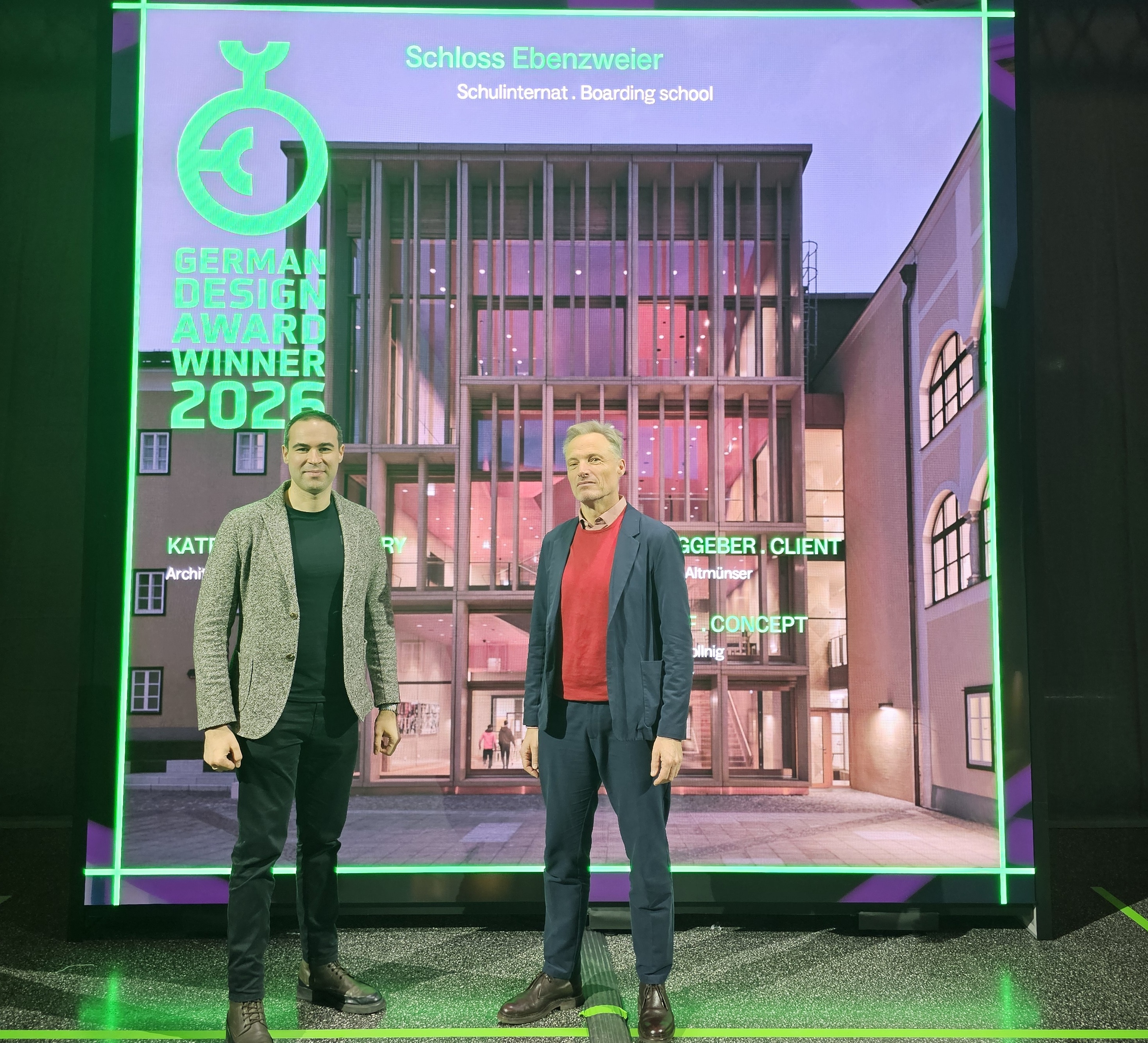 German Design Award 2026 for the Schloss Ebenzweier