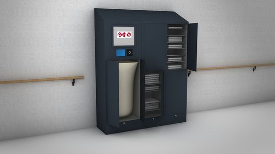 texLOG®  Kompaktsystem in einem weißen Raum.