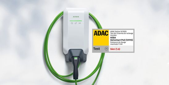 La KeContact P40 est la meilleure station de recharge pour véhicules de fonction
