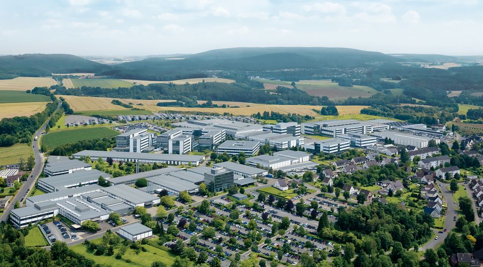 Phoenix Contact Betriebsgelände von oben betrachtet