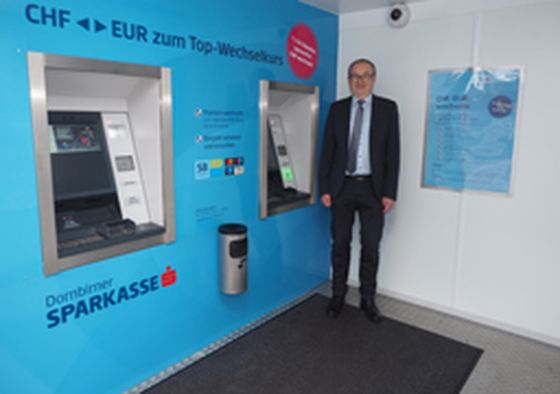 Cash recycler di KEBA presso la Sparkasse Dornbirn.