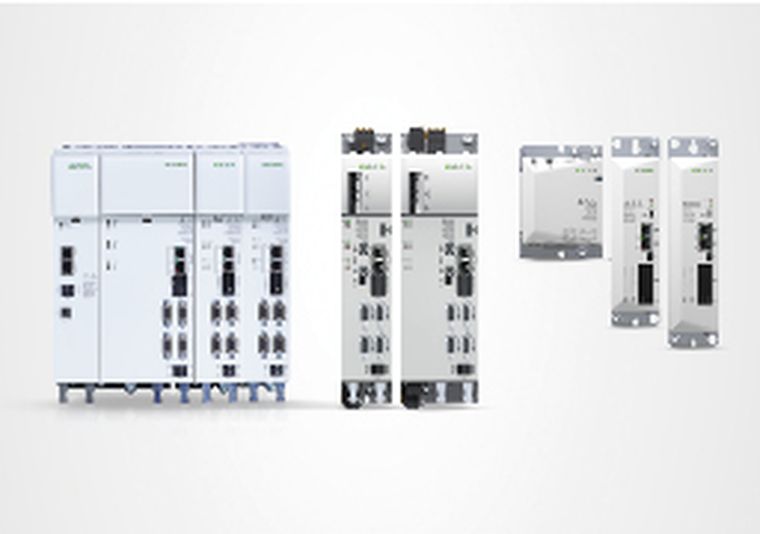 Produktabbildung unserer Servoreglerreihe: KeDrive D3, KeDrive D3 AC, KeDrive D5