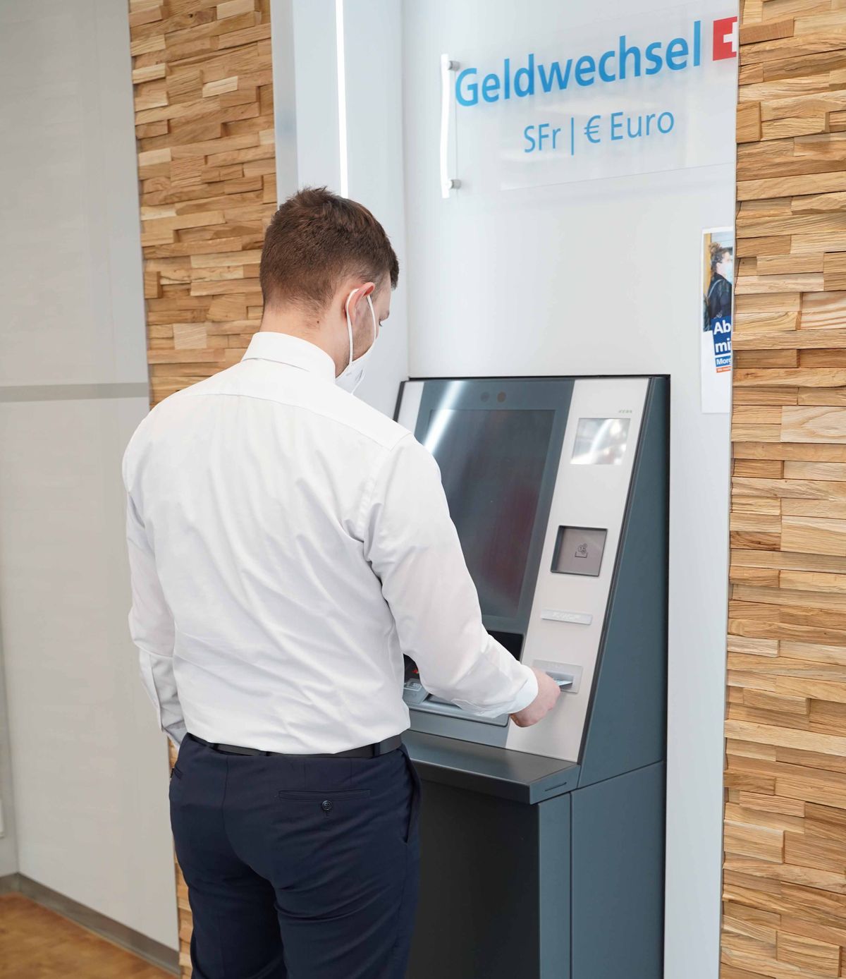 KEBA currency exchange ATM in operation