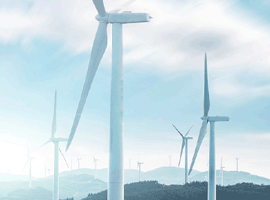 Image of wind turbines
