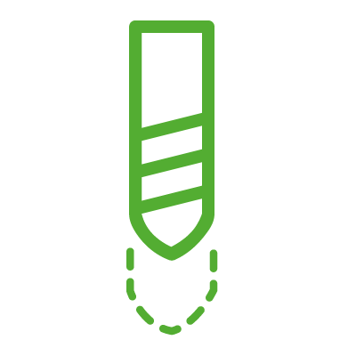 Icon showing a drill