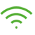 Icon of a WLAN symbol.
