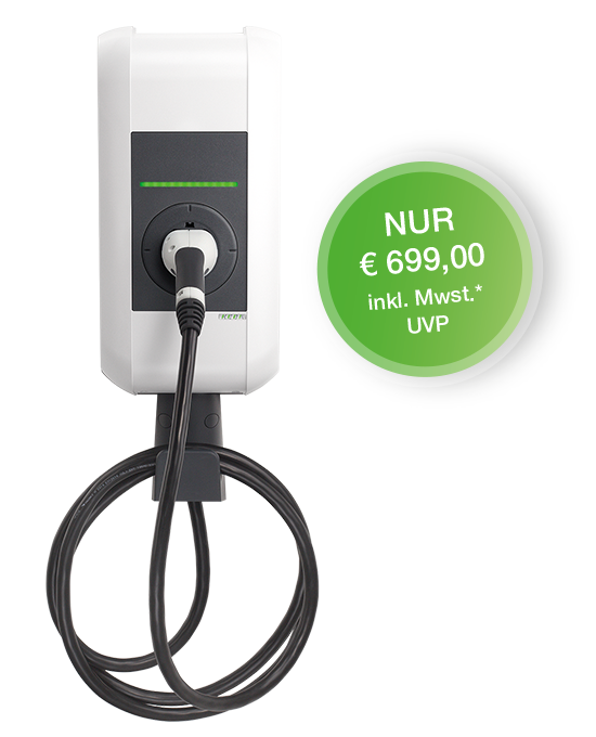 Jubiläumswallbox inkl. 4 Meter Ladekabel um nur € 699,00 inkl. Mwst. UVP