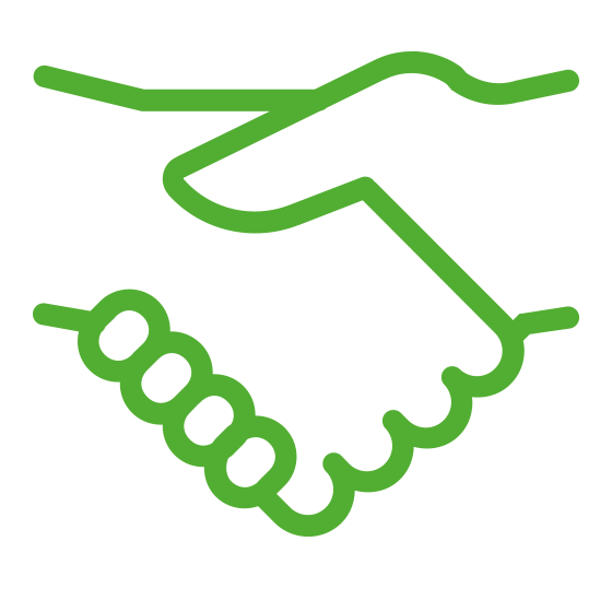 Icon of a handshake