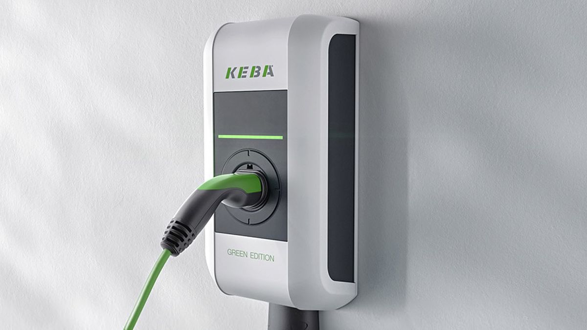 Image du packshot du KeContact P30 GREEN EDITION en blanc