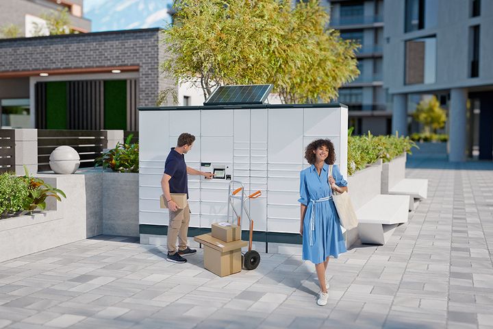 The latest generation of KEBA parcel lockers: loxmate