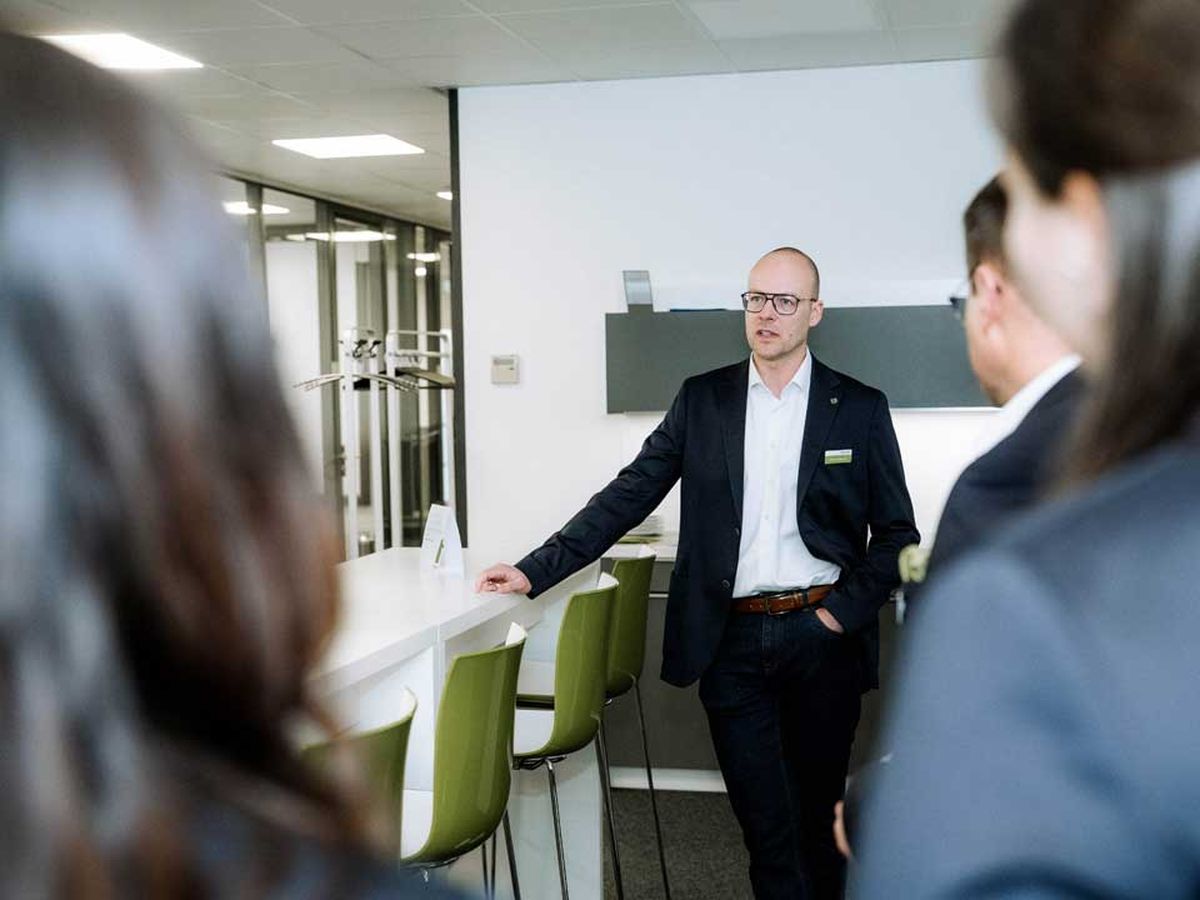 KEBA Belegschaft am Launch Event in Lahnau