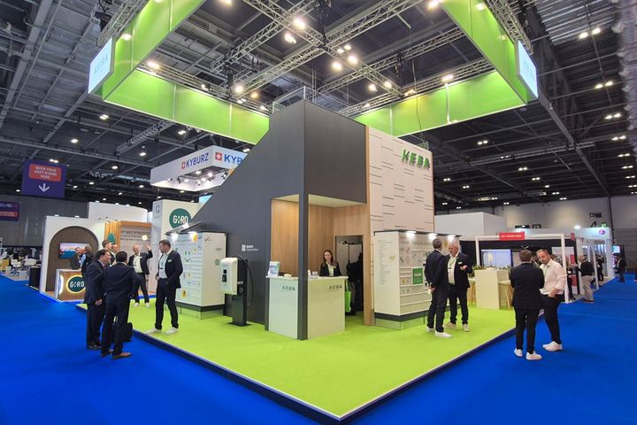 Messestand auf der Parcel + Post Expo