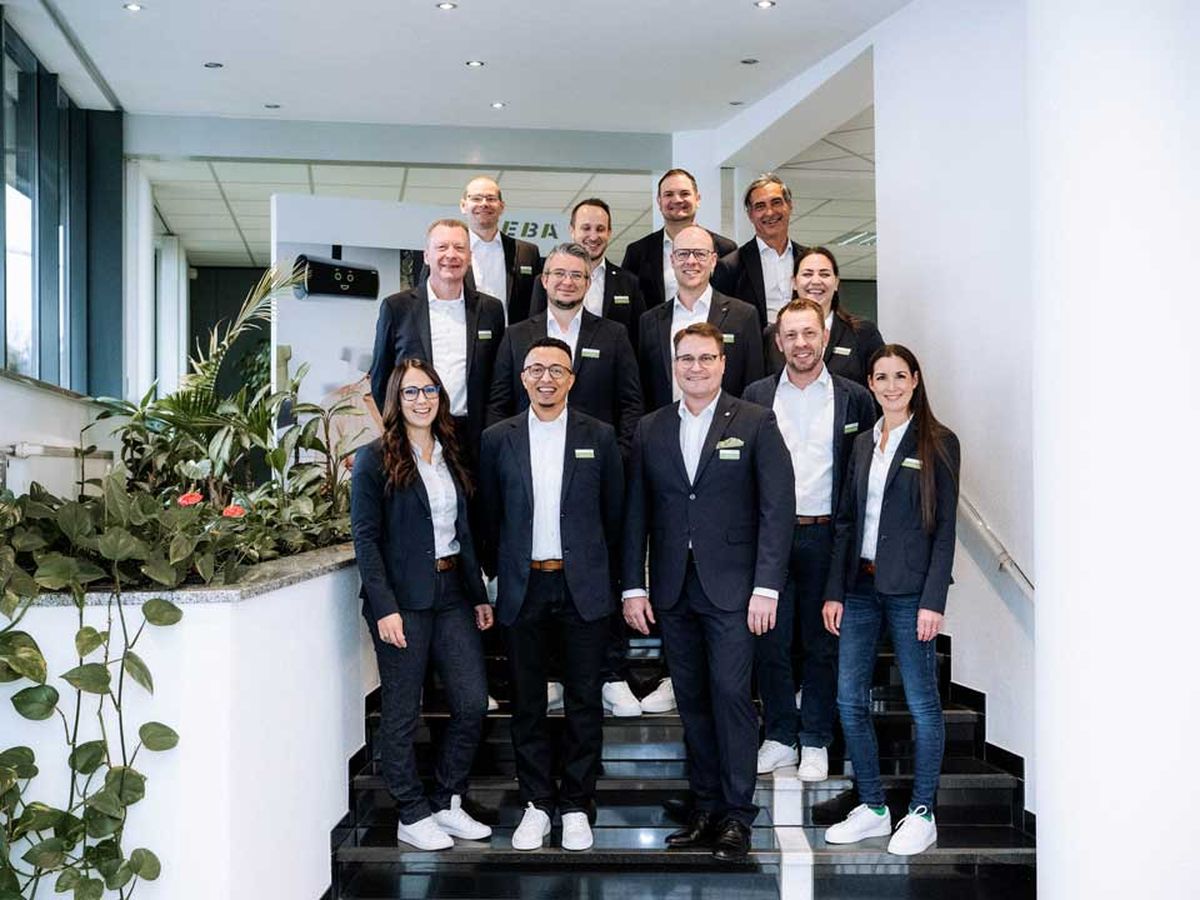 KEBA Belegschaft am Launch Event in Lahnau