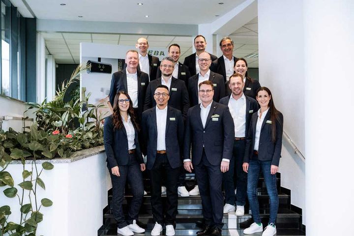 KEBA Belegschaft am Launch Event in Lahnau