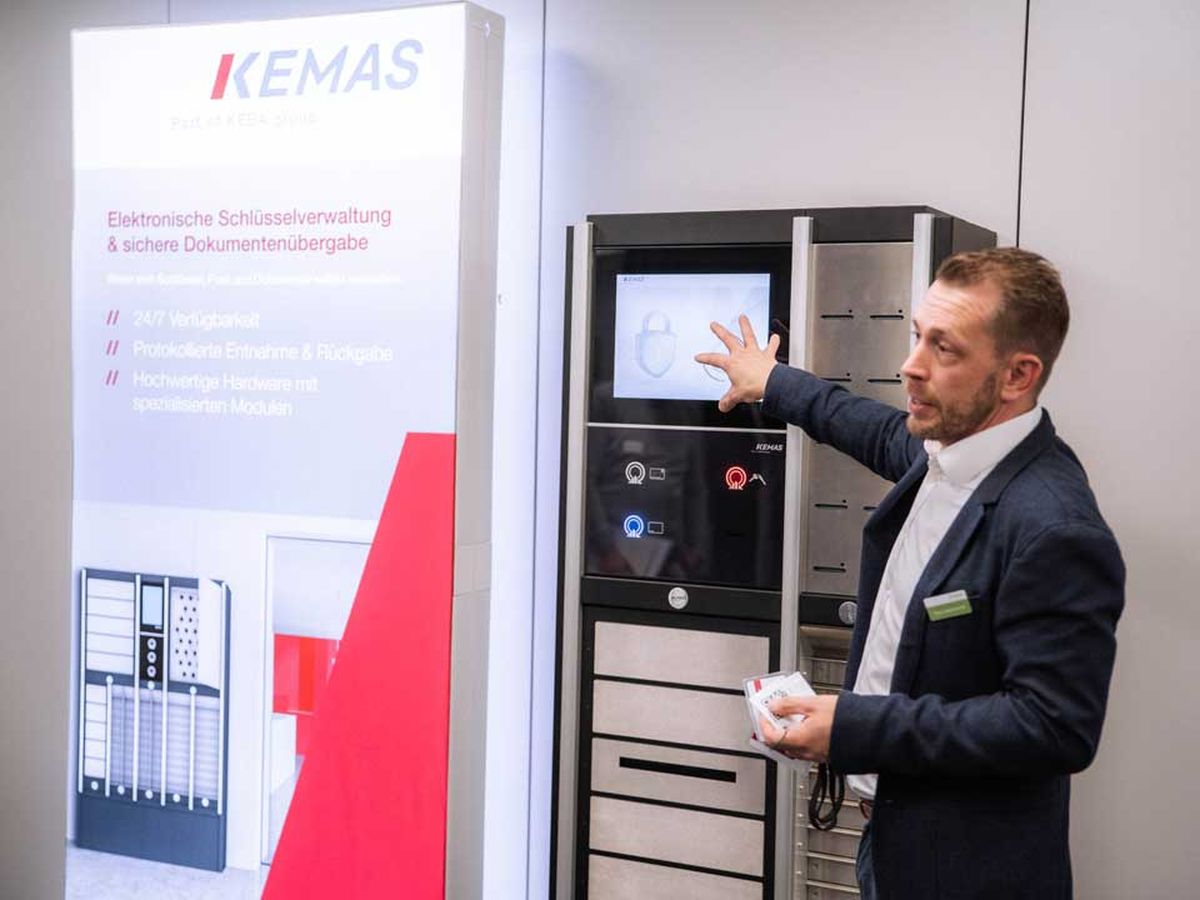 KEMAS Gerät am Launch Event in Lahnau
