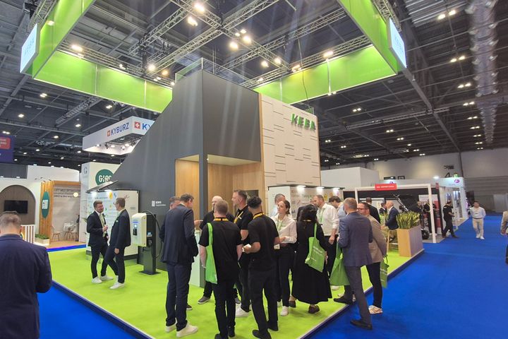 Messestand auf der Parcel + Post Expo