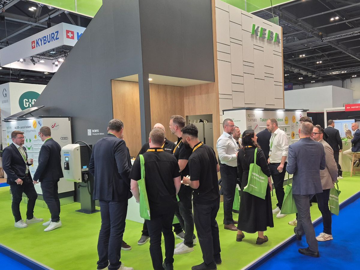 Messestand auf der Parcel + Post Expo