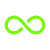 Grünes Unendlichkeits-Symbol – steht für DevOps-Prinzipien.