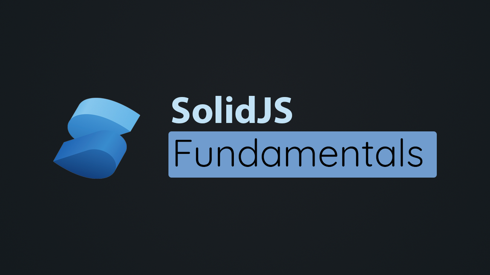 Getting Started With Solidjs